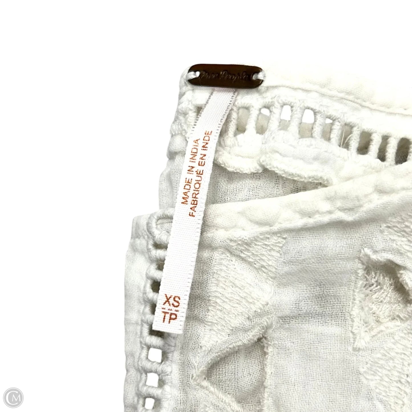 Top Short Sleeve By Free People In White, Size: Xs