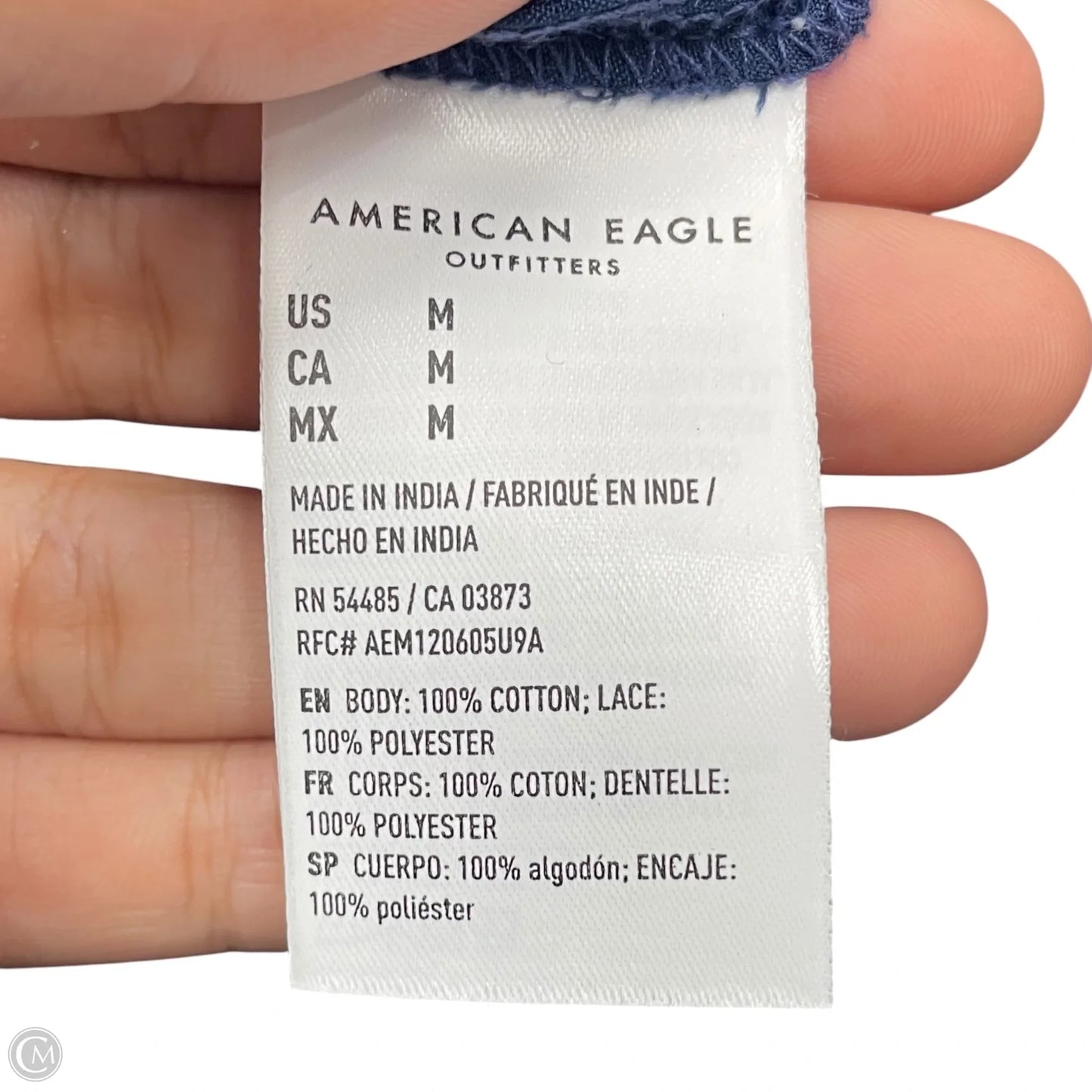 Skirt Midi By American Eagle In Blue, Size: M