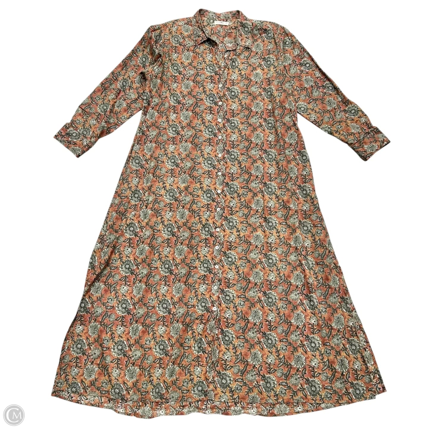 Dress Casual Maxi By Natural Life In Brown & Grey, Size: Xxl