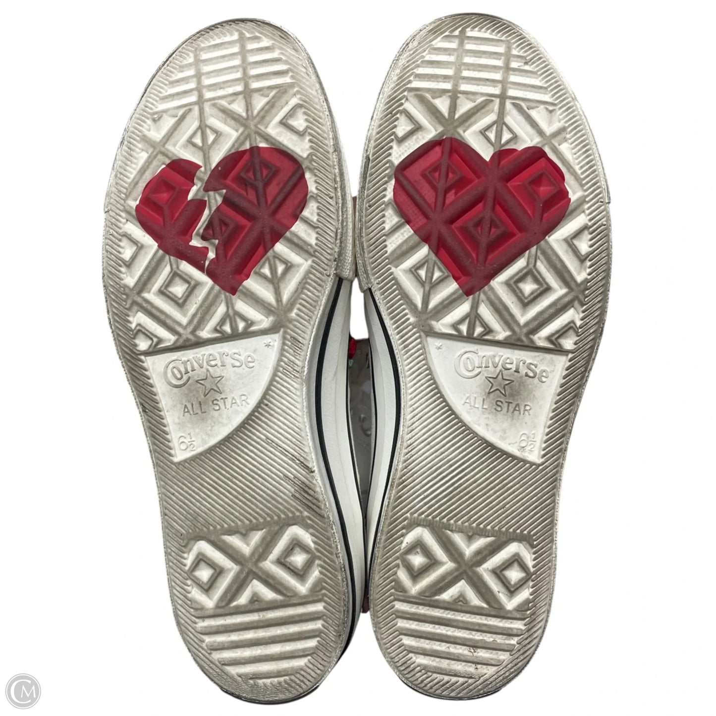 Shoes Sneakers By Converse In Red & White, Size: 8.5