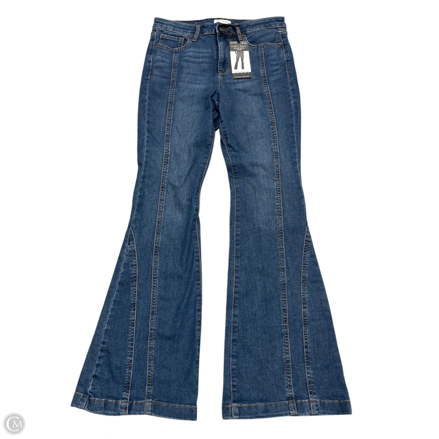Jeans Flared By Sofia By Sofia Vergara In Blue Denim, Size: 6