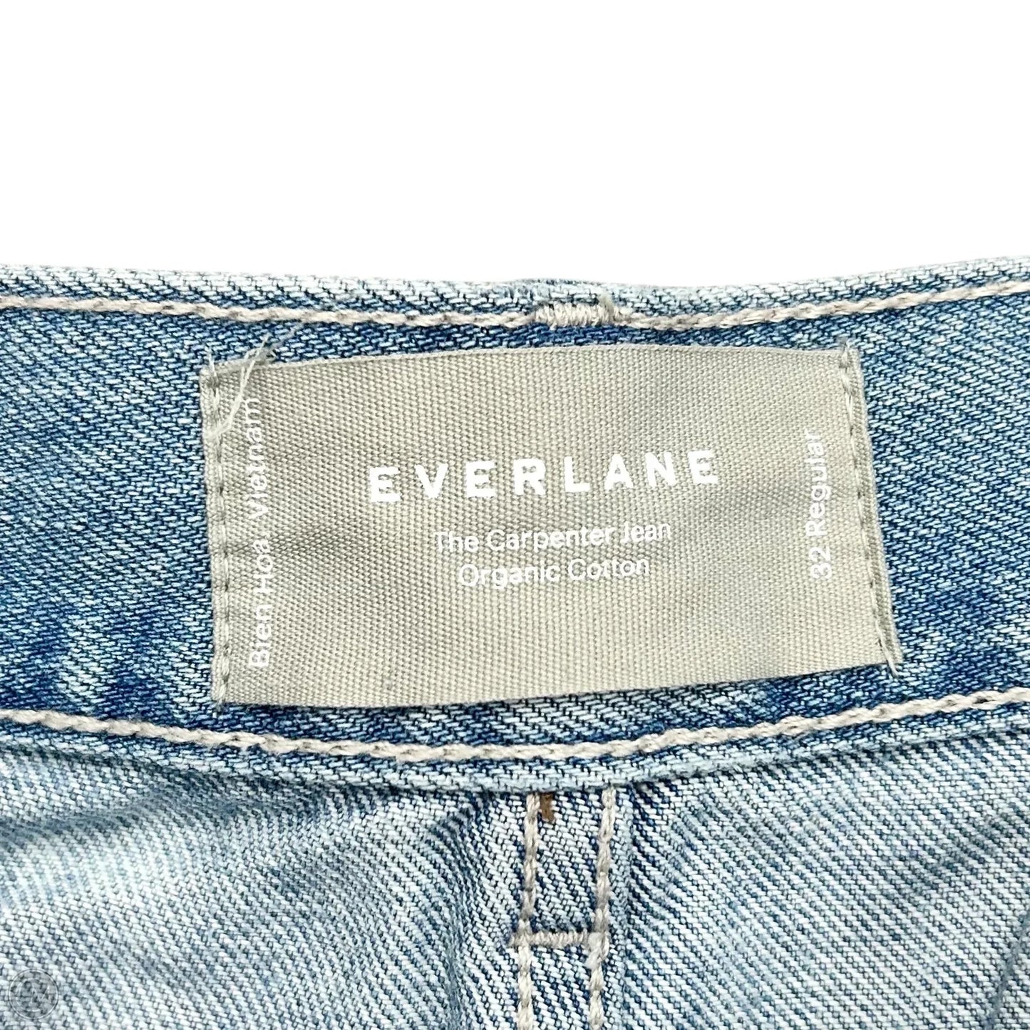 Jeans Wide Leg By Everlane In Blue Denim, Size: 14