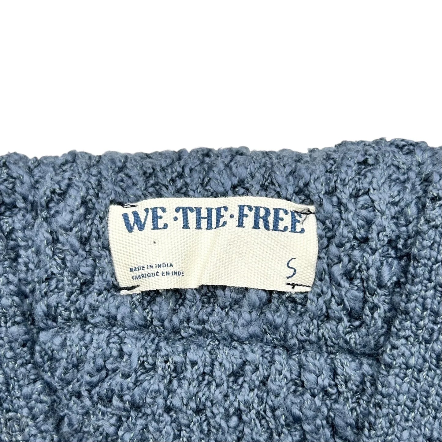 Vest Sweater By We The Free In Blue, Size: S