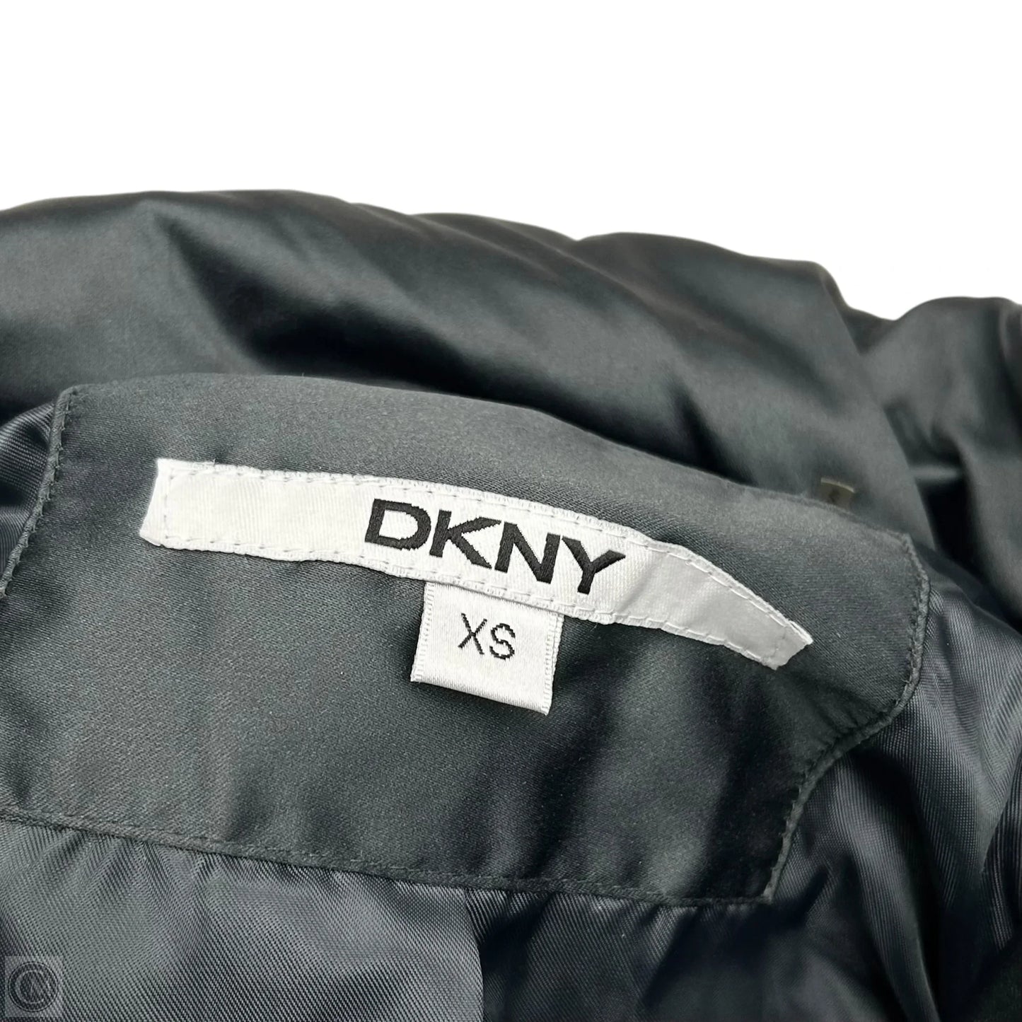 Coat Parka By Dkny In Black & Brown, Size: Xs