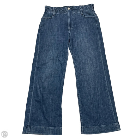 Jeans Wide Leg By J. Crew In Blue Denim, Size: 6