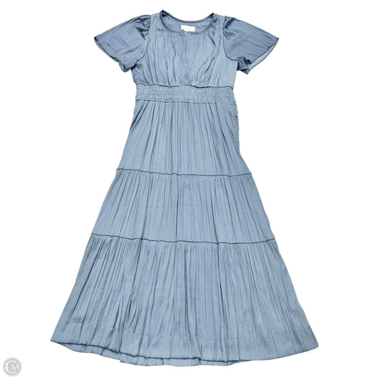 Dress Casual Maxi By Anthropologie In Blue, Size: L