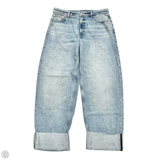Jeans Wide Leg By Good American In Blue Denim, Size: 10