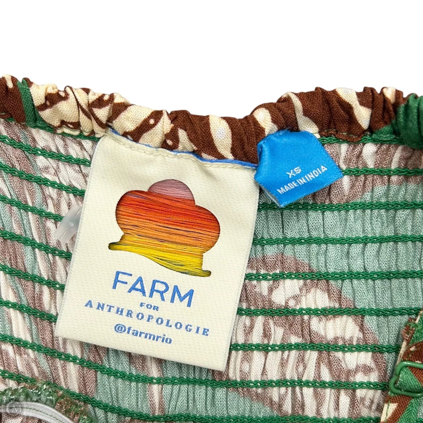 Jumpsuit By Farm Rio In Brown & Green, Size: Xs