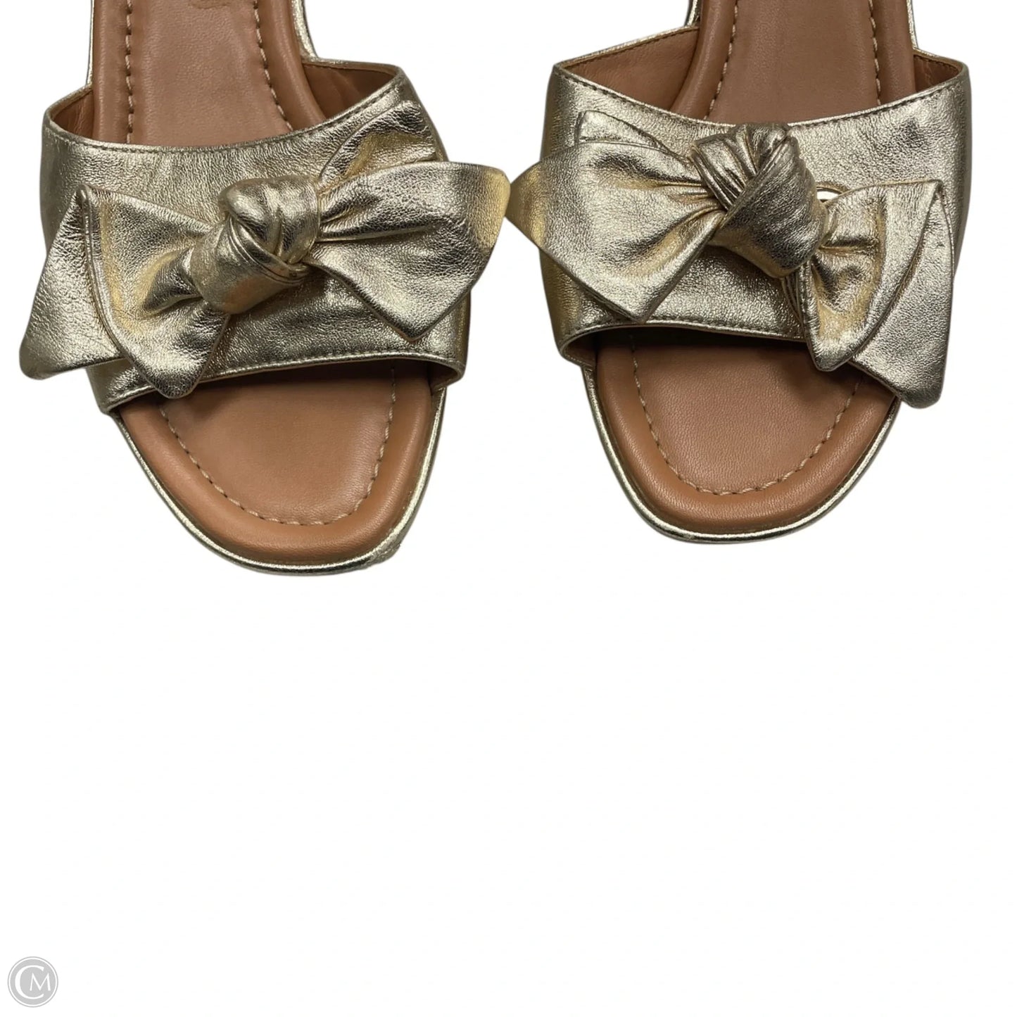 Shoes Designer By Kate Spade In Gold, Size: 8.5