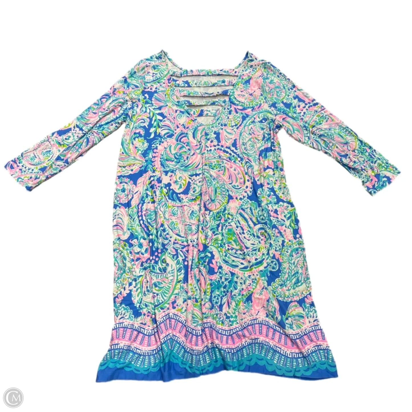 Dress Designer By Lilly Pulitzer In Blue, Size: Xxl