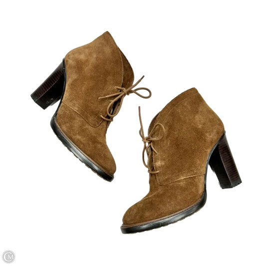 Boots Leather By Vince Camuto In Brown, Size: 6.5