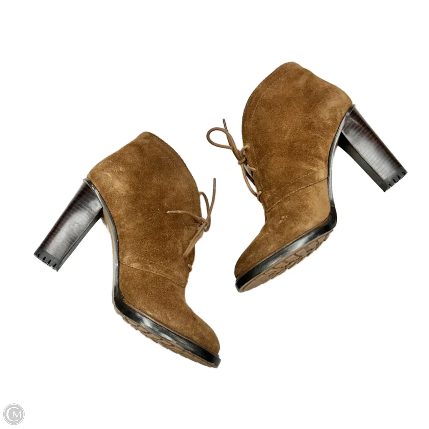 Boots Leather By Vince Camuto In Brown, Size: 6.5