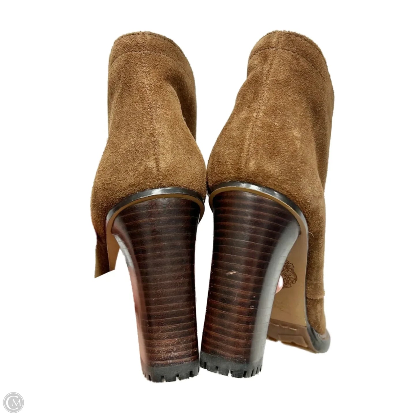 Boots Leather By Vince Camuto In Brown, Size: 6.5