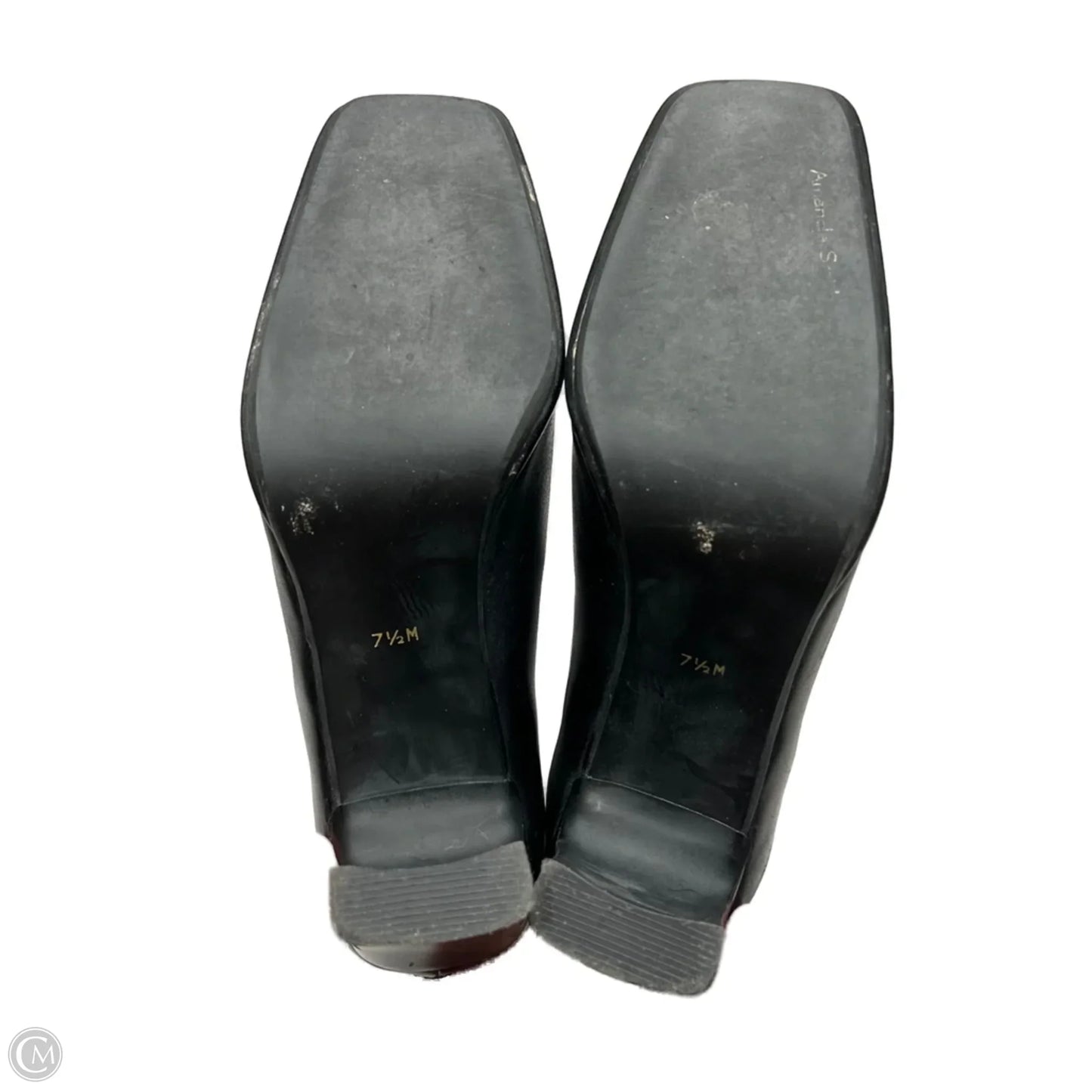 Boots Leather By Amanda Smith In Black, Size: 7.5