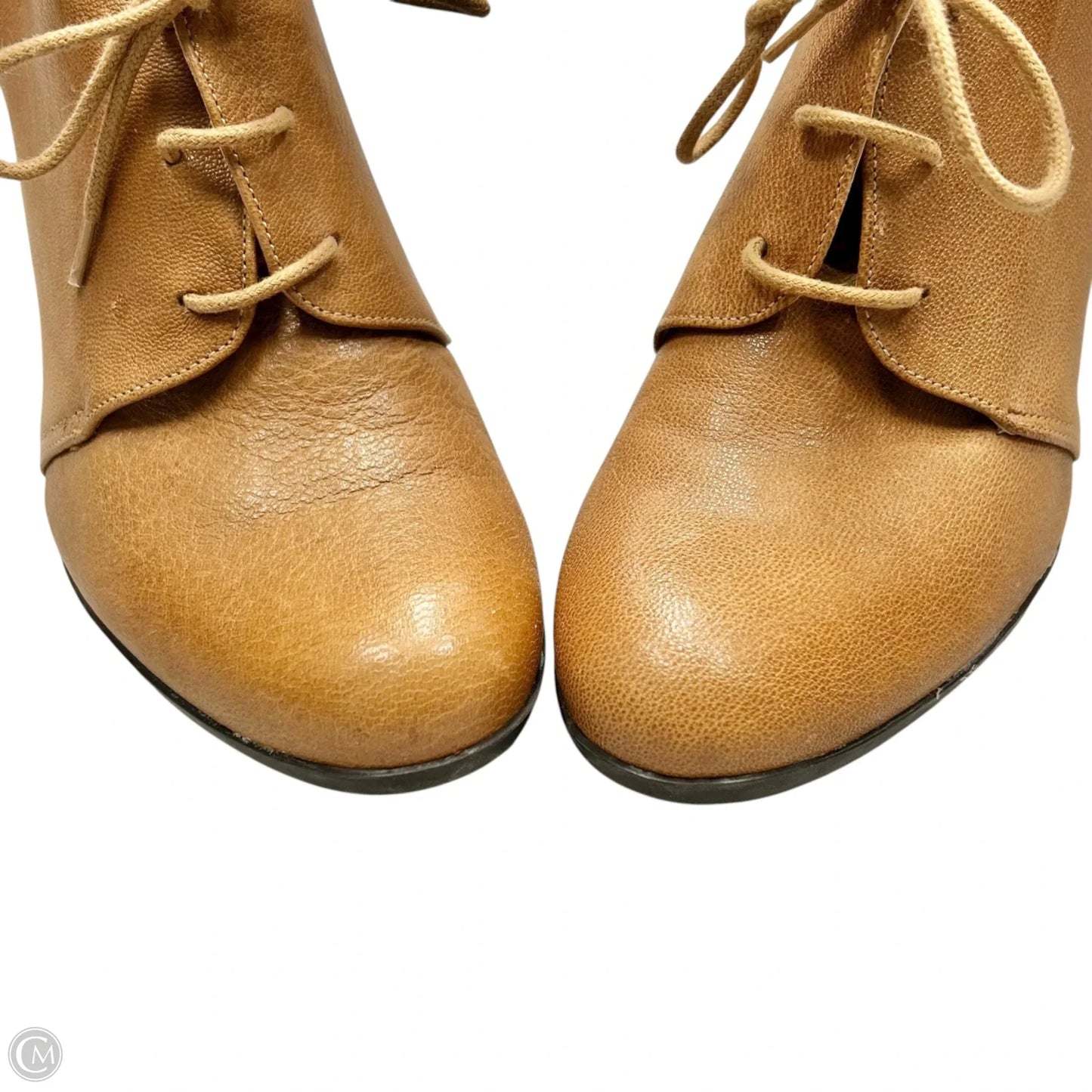 Boots Leather By Talbots In Tan, Size: 8