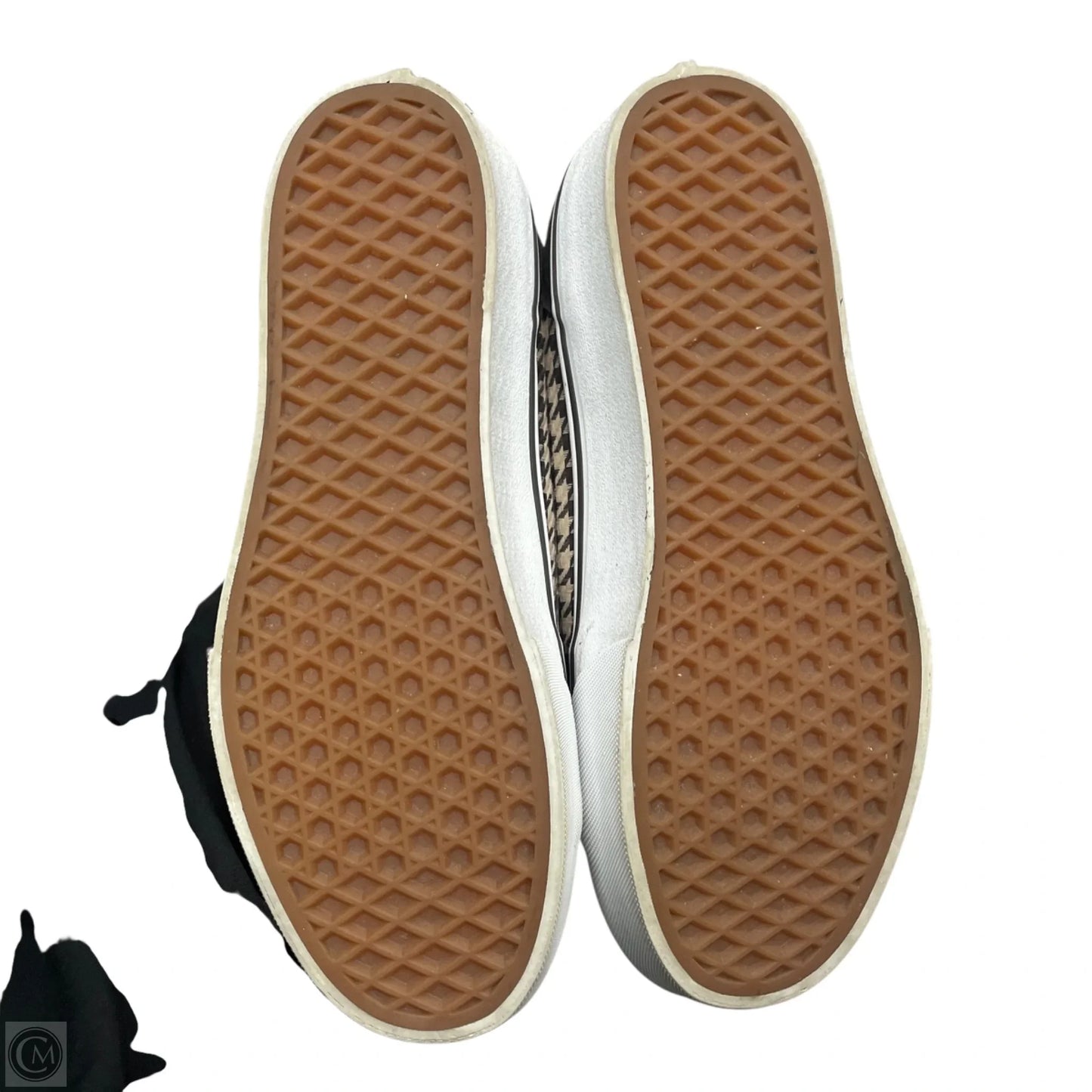Shoes Flats By Vans In Brown & Cream, Size: 9