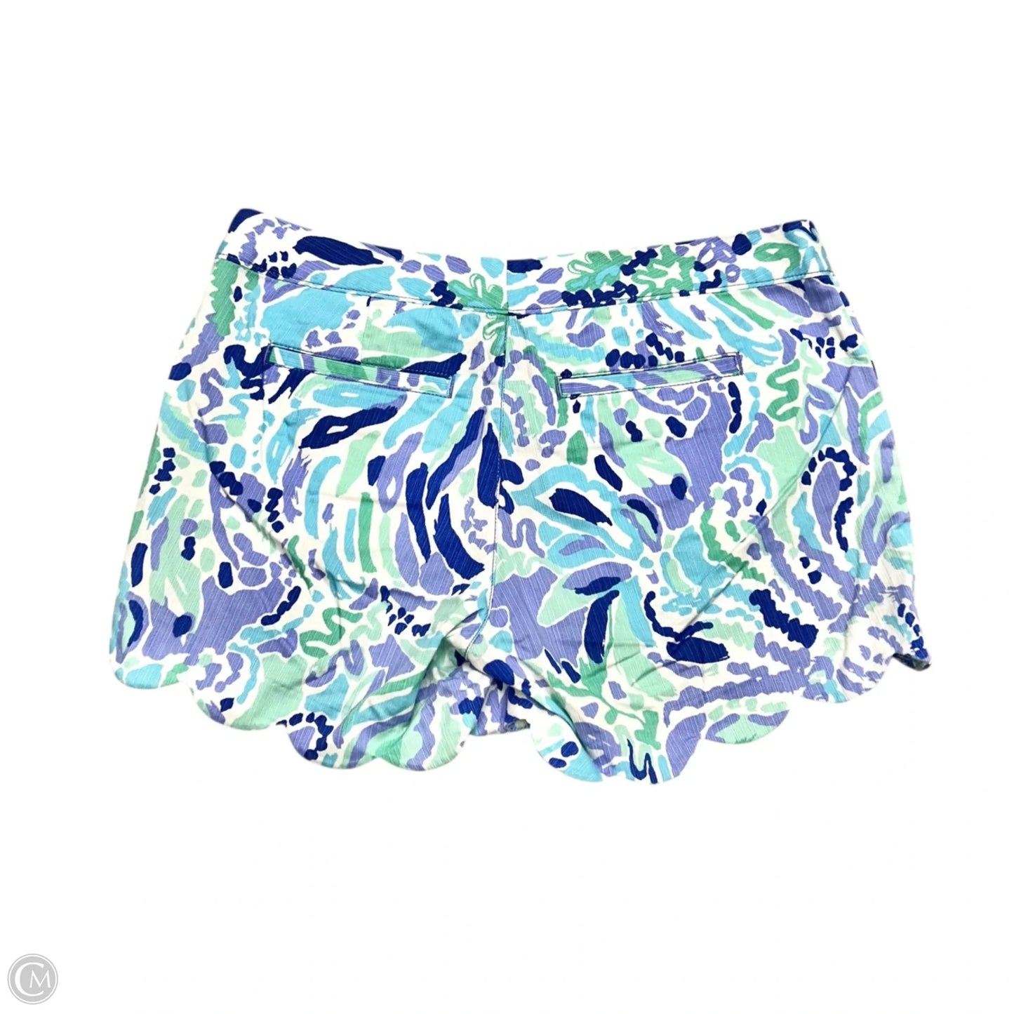 Shorts Designer By Lilly Pulitzer In Blue & Green, Size: S