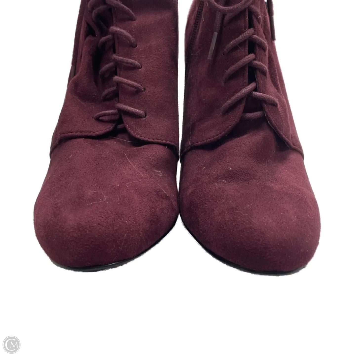 Boots Ankle Heels By Steve Madden In Purple, Size: 9