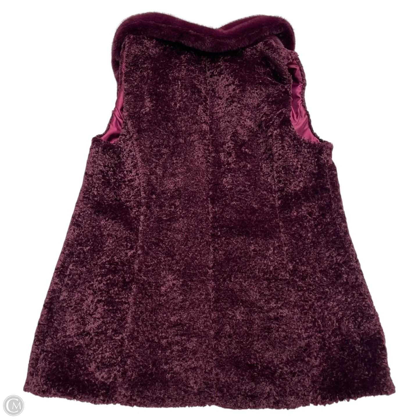Vest Fleece By White House Black Market In Purple, Size: M