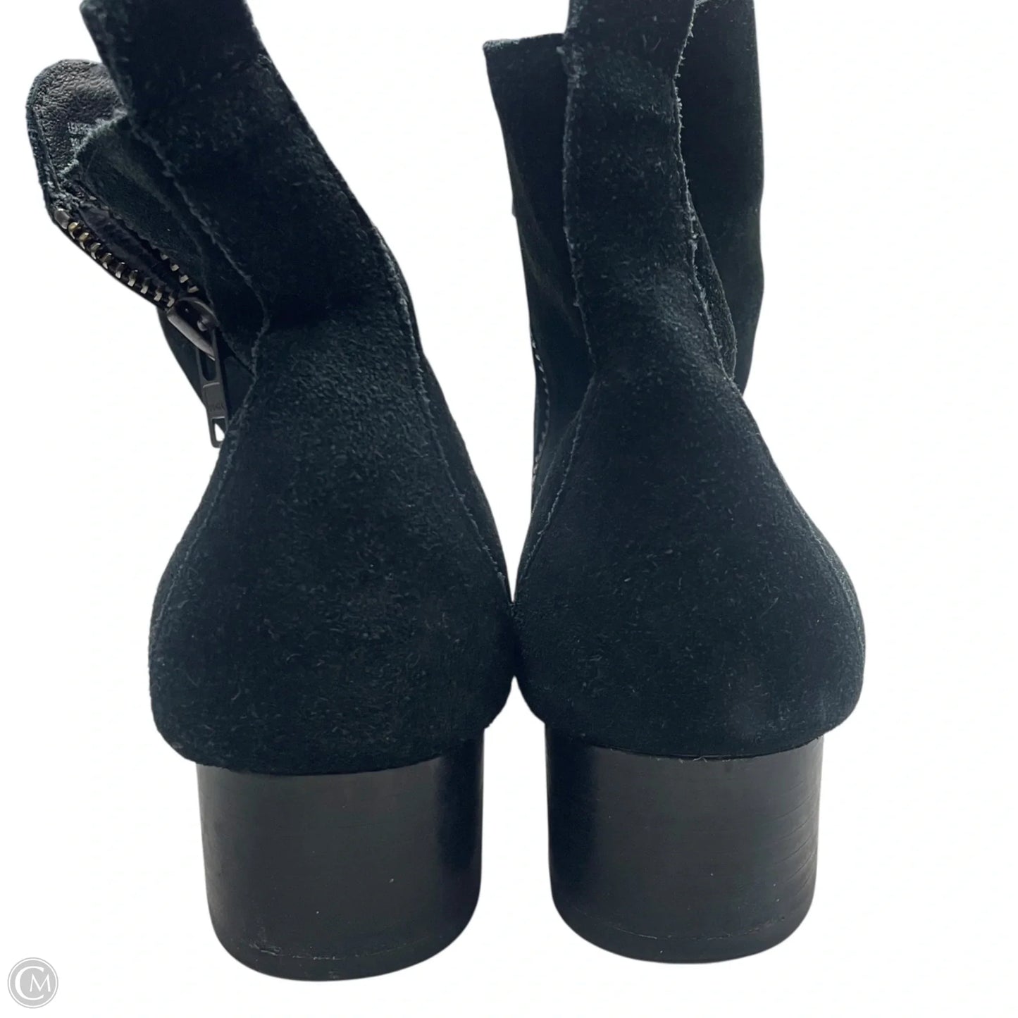 Boots Leather By Born In Black, Size: 8