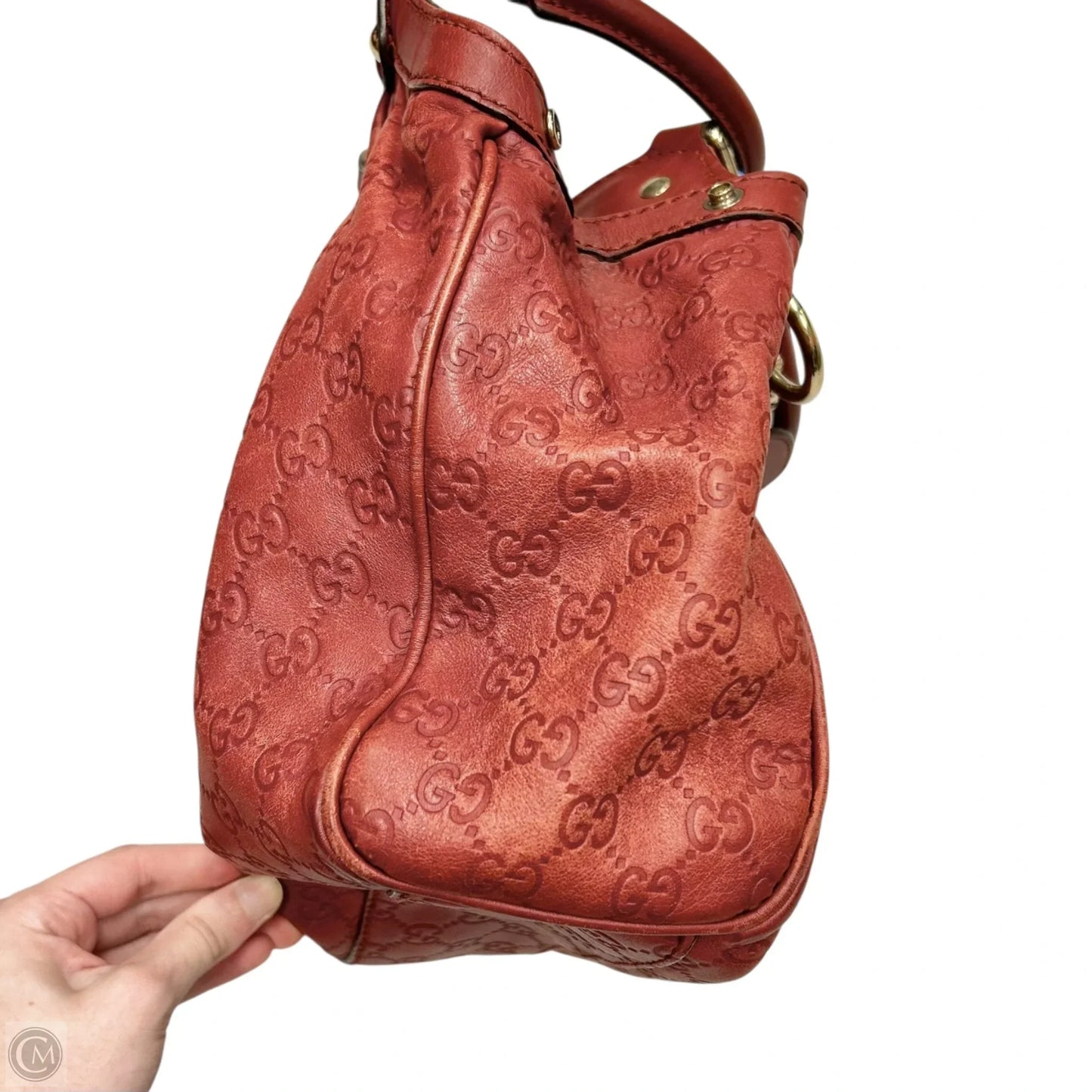 Handbag Luxury Designer By Gucci, Size: Large