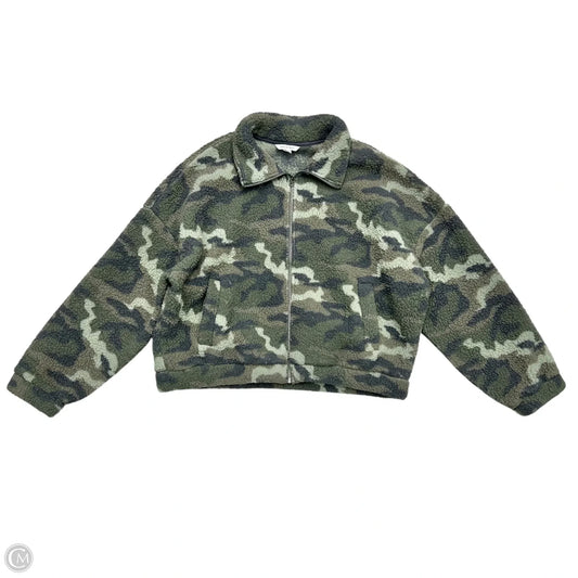 Jacket Faux Fur & Sherpa By American Eagle In Camouflage Print, Size: Xl