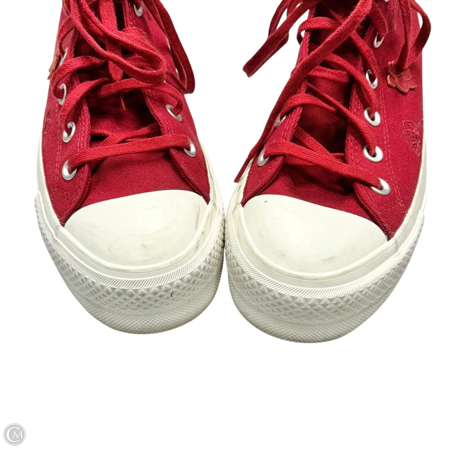 Shoes Flats By Converse In Red, Size: 9.5
