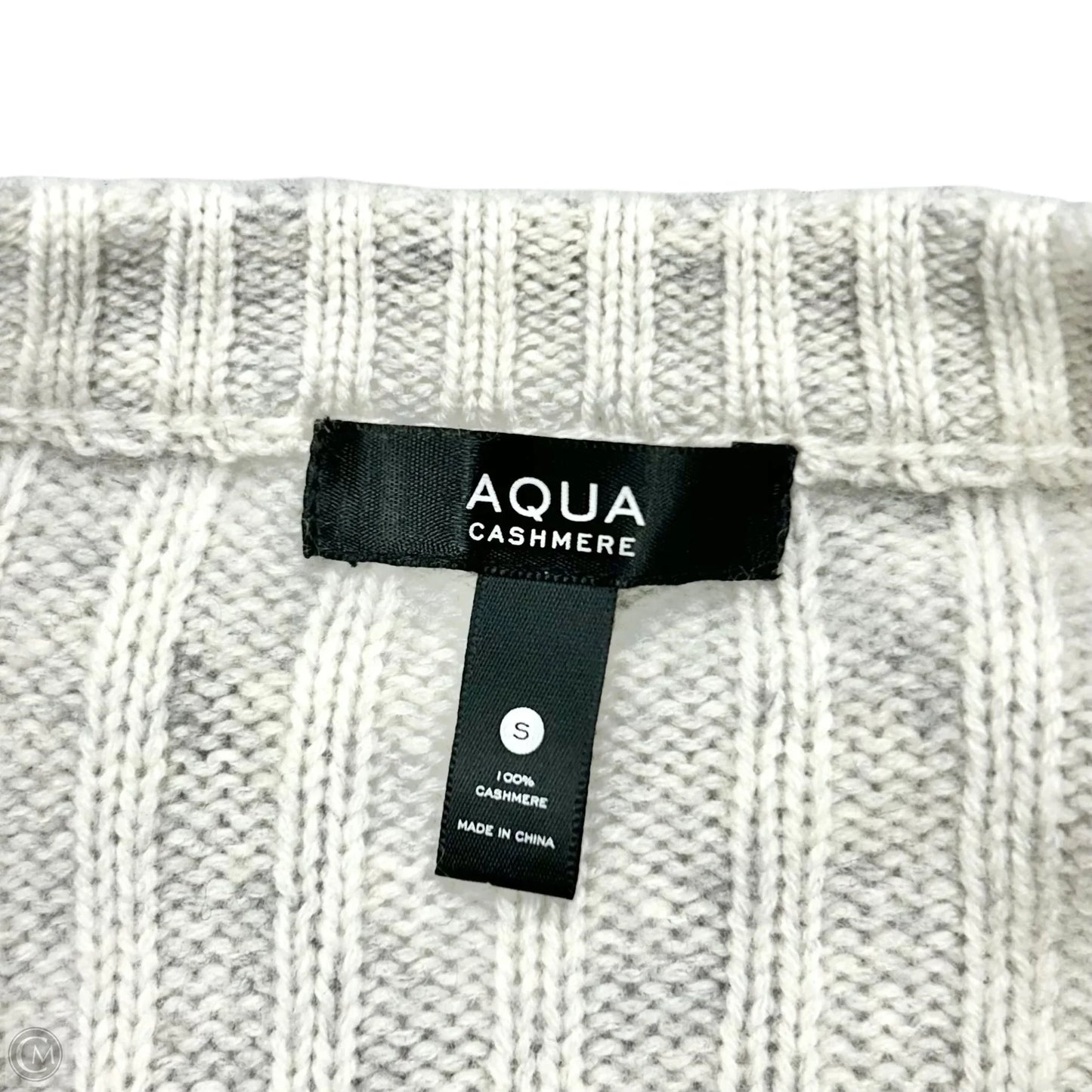 Sweater Cashmere By Aqua In Grey, Size: S