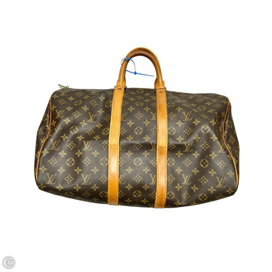 Duffle And Weekender Luxury Designer By Louis Vuitton, Size: Medium