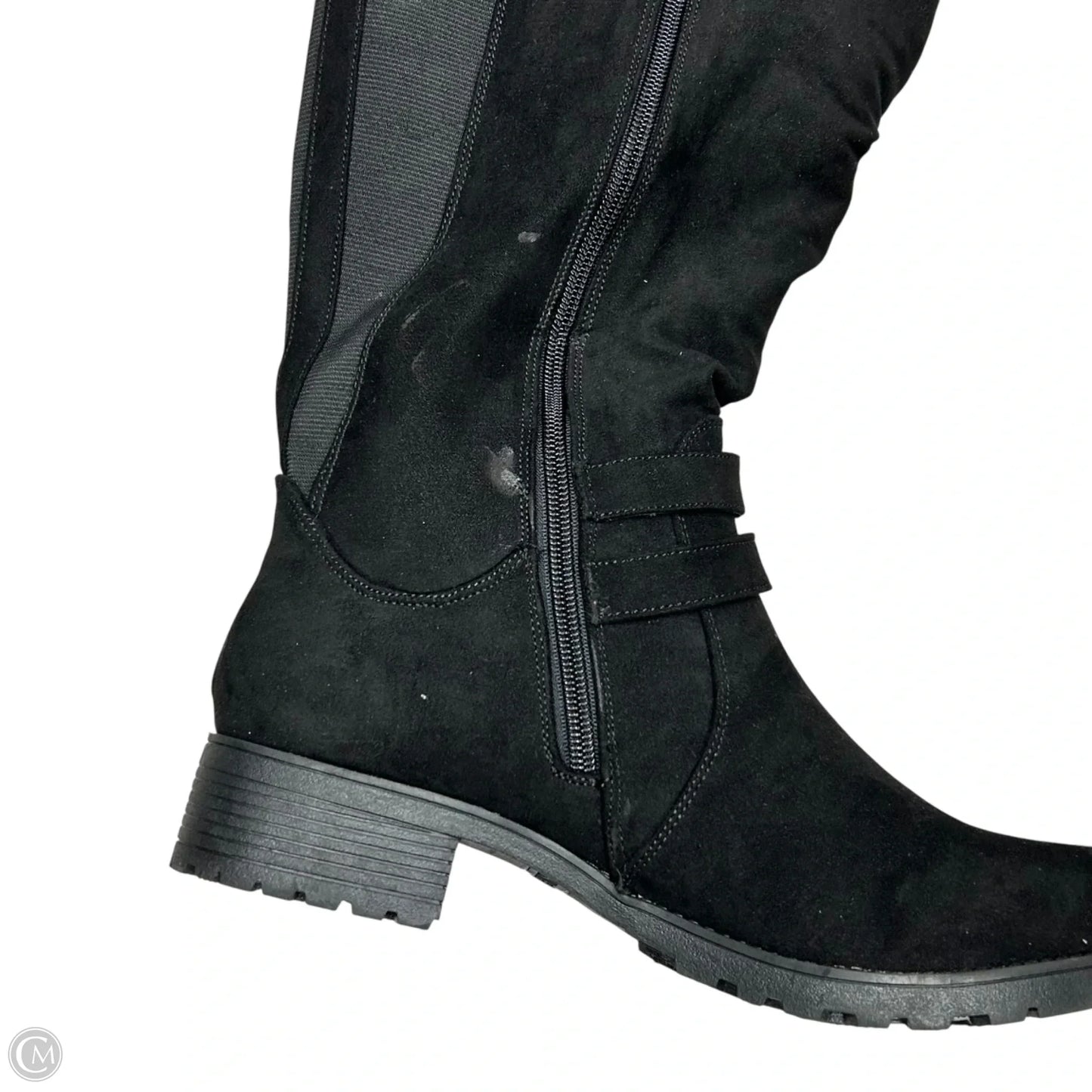 Boots Mid-calf Heels By Unr8ed In Black, Size: 9