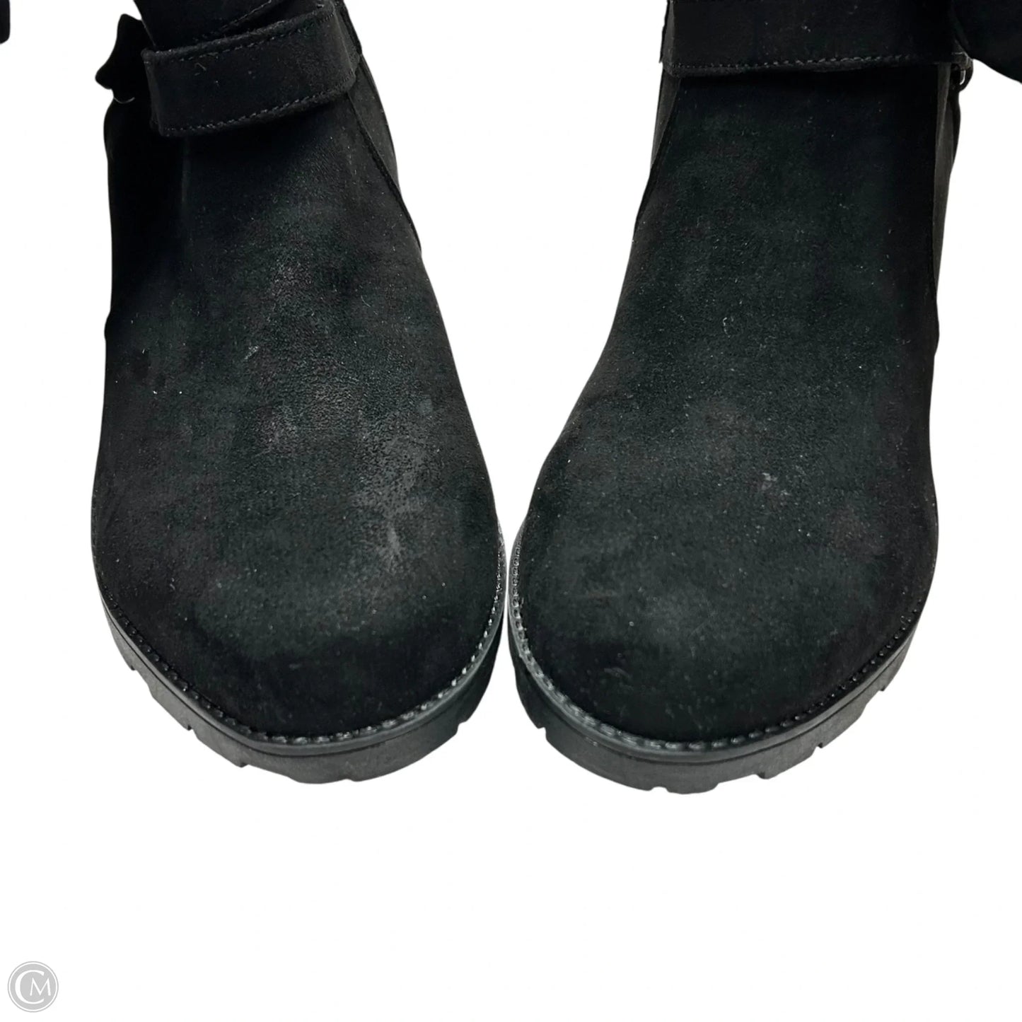 Boots Mid-calf Heels By Unr8ed In Black, Size: 9