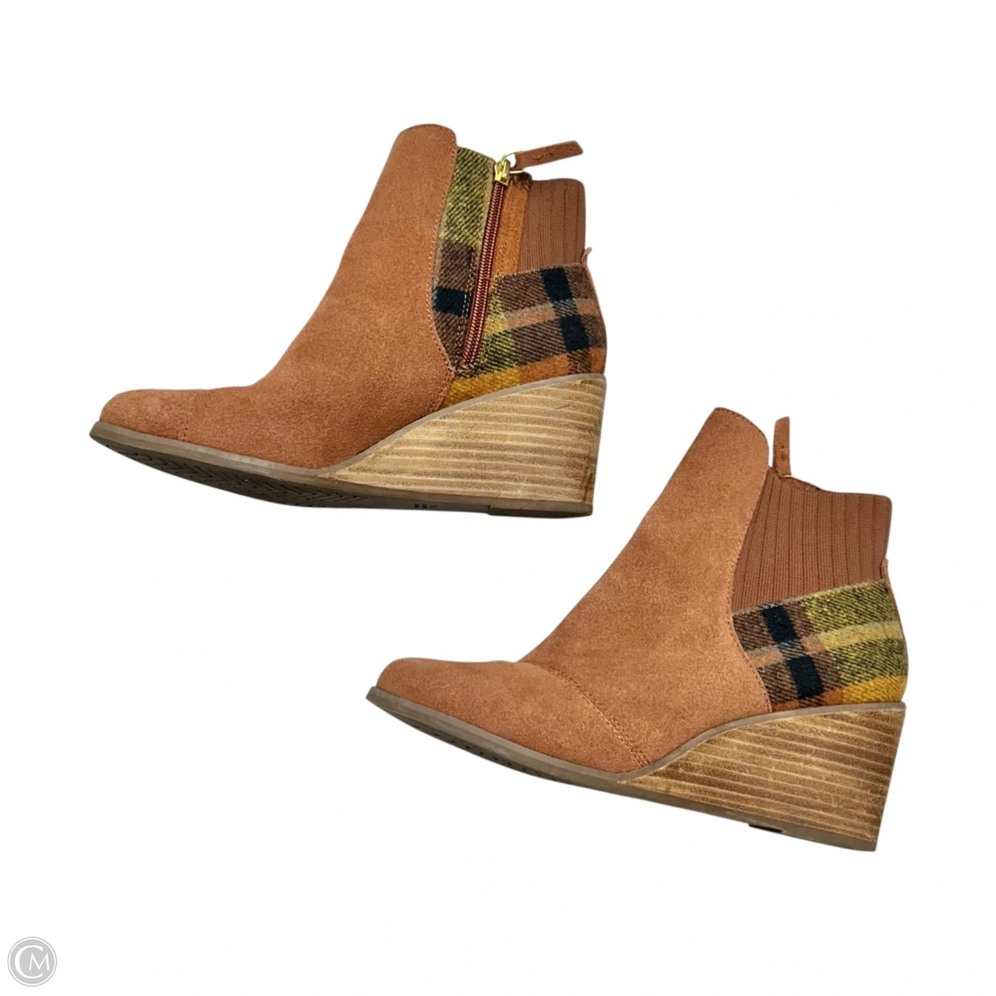 Boots Ankle Flats By Toms In Rust, Size: 8
