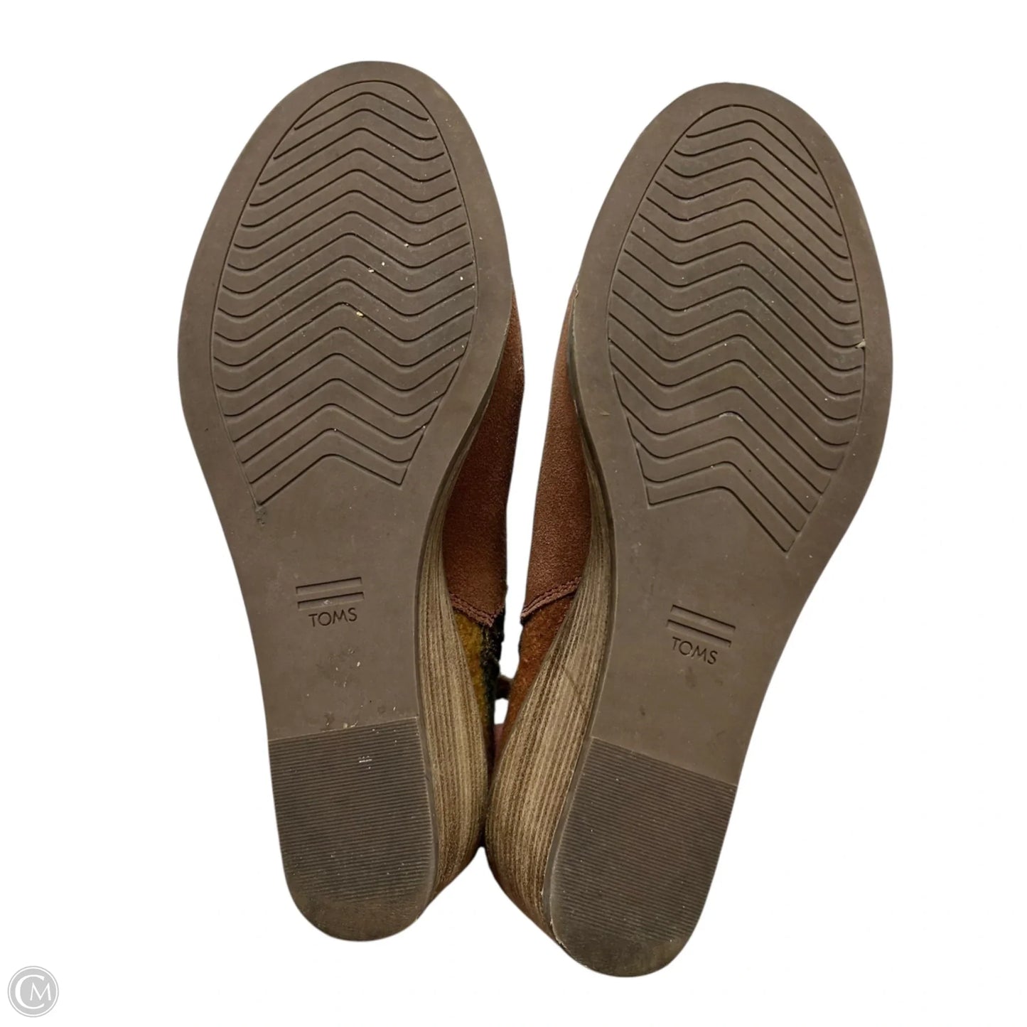 Boots Ankle Flats By Toms In Rust, Size: 8