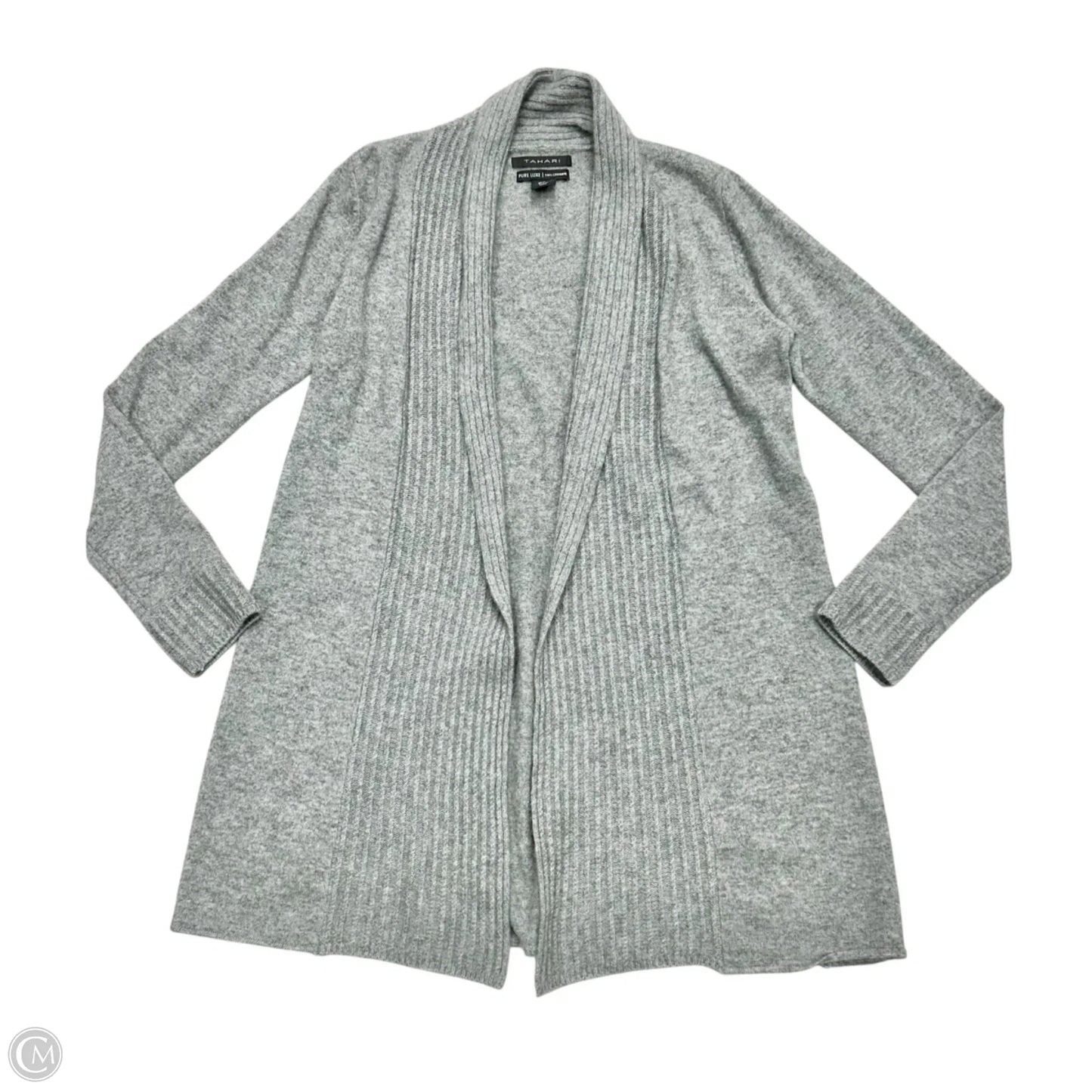 Sweater Cashmere By Tahari In Grey, Size: M