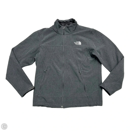 Coat Raincoat By The North Face In Grey, Size: L