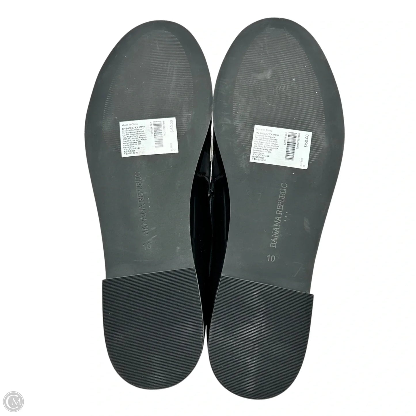 Shoes Flats By Banana Republic In Black, Size: 10