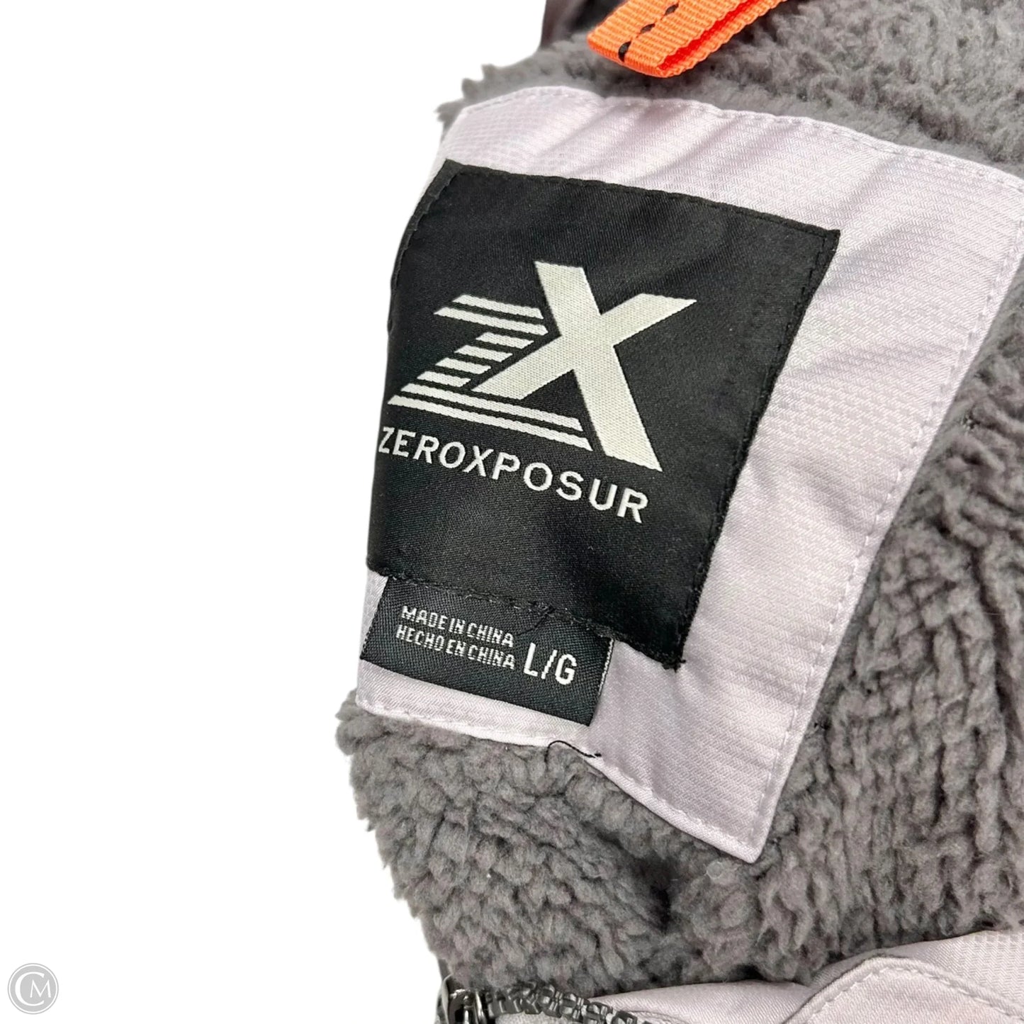 Coat Other By Zero Xposure In Grey & Purple, Size: L