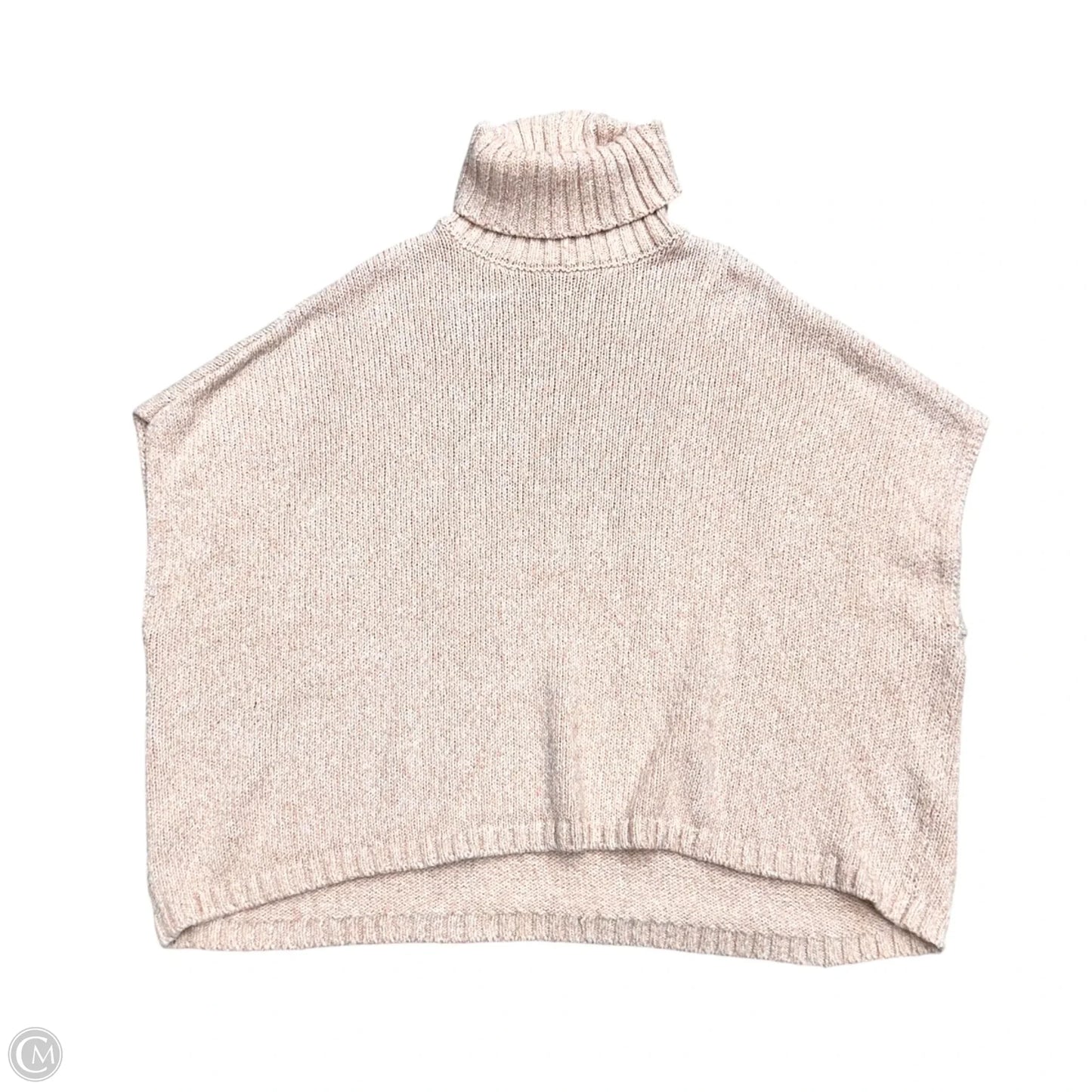 Sweater Short Sleeve By Loft In Pink, Size: M