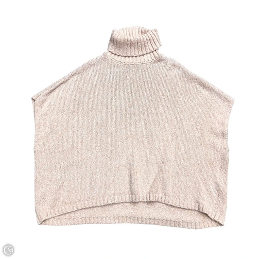 Sweater Short Sleeve By Loft In Pink, Size: M