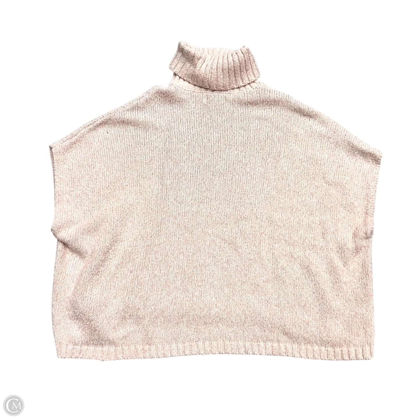Sweater Short Sleeve By Loft In Pink, Size: M
