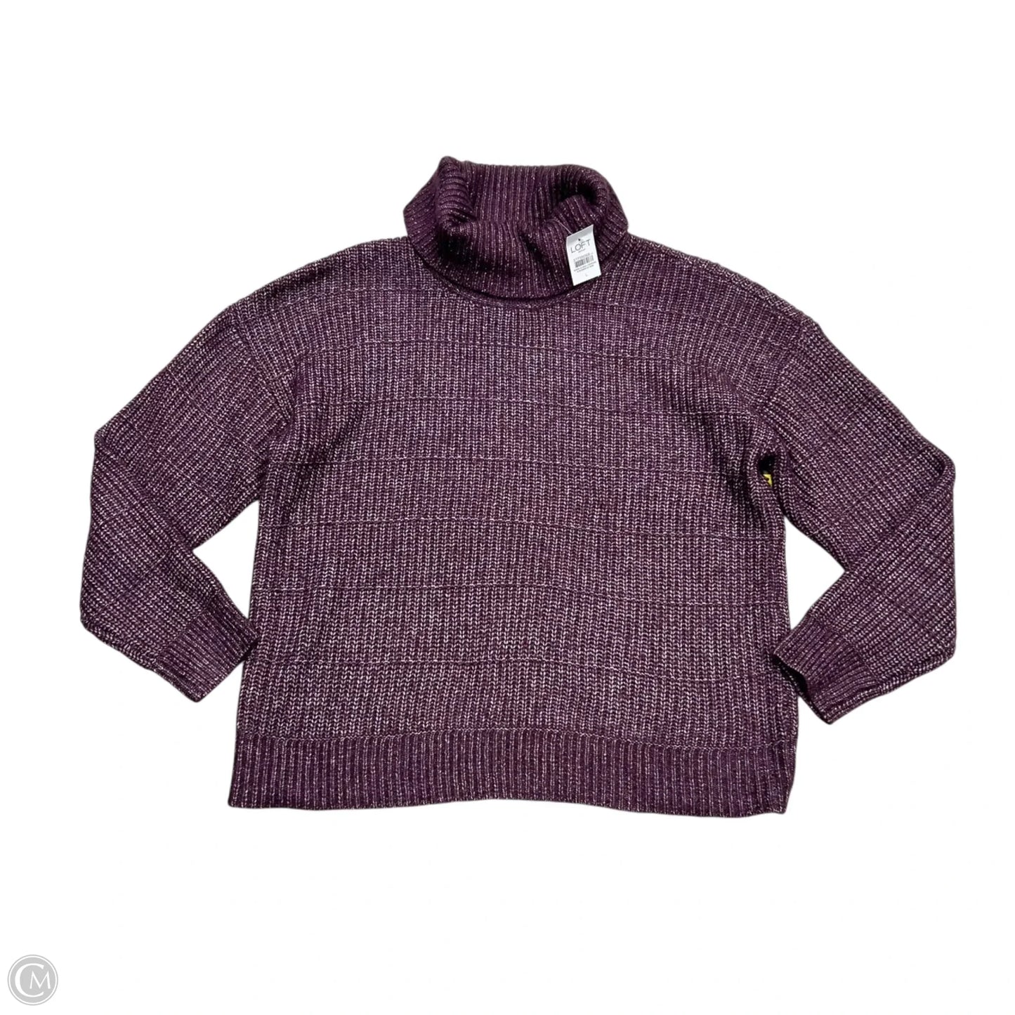 Sweater By Loft In Purple, Size: L