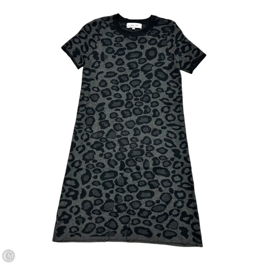 Dress Casual Midi By John + Jenn In Black & Grey, Size: S