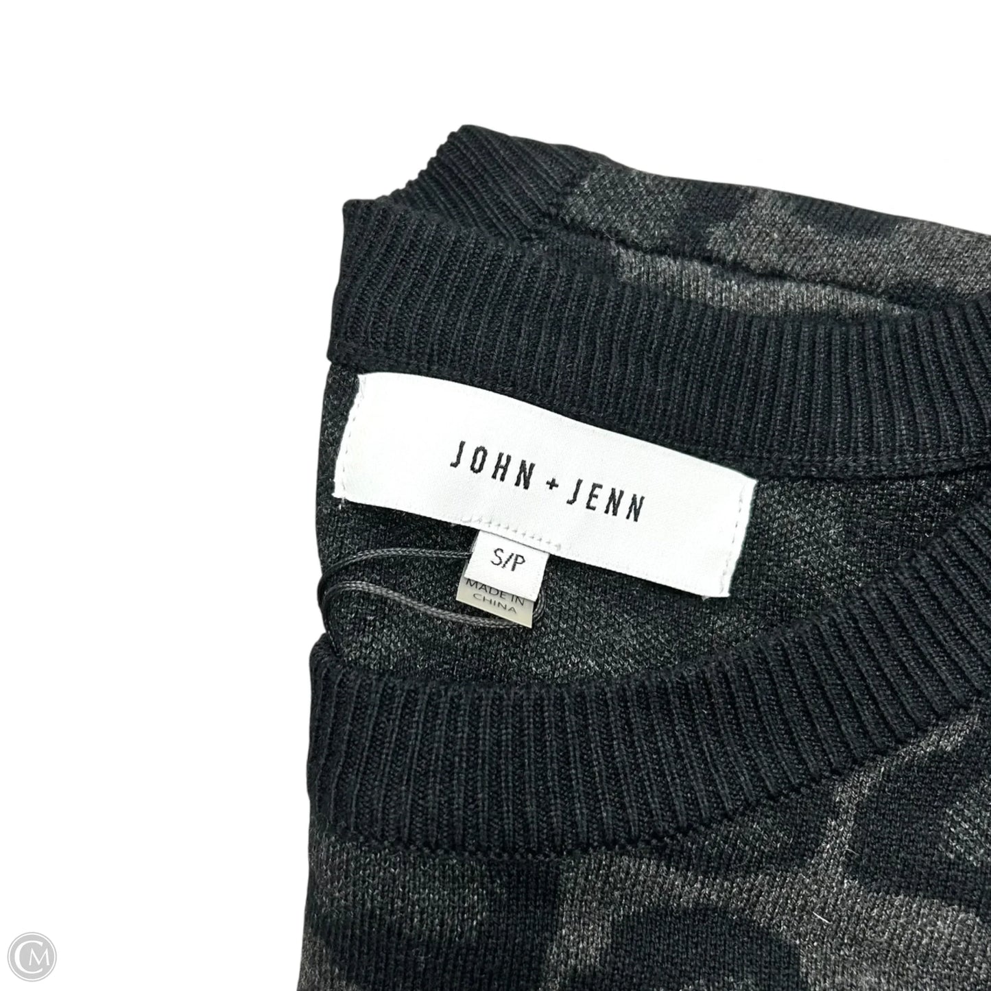 Dress Casual Midi By John + Jenn In Black & Grey, Size: S