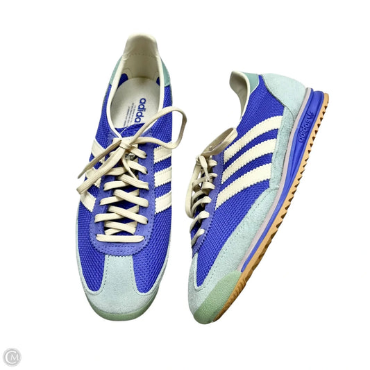 Shoes Sneakers By Adidas In Blue & Cream, Size: 7