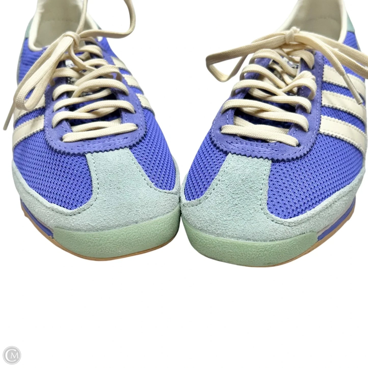 Shoes Sneakers By Adidas In Blue & Cream, Size: 7