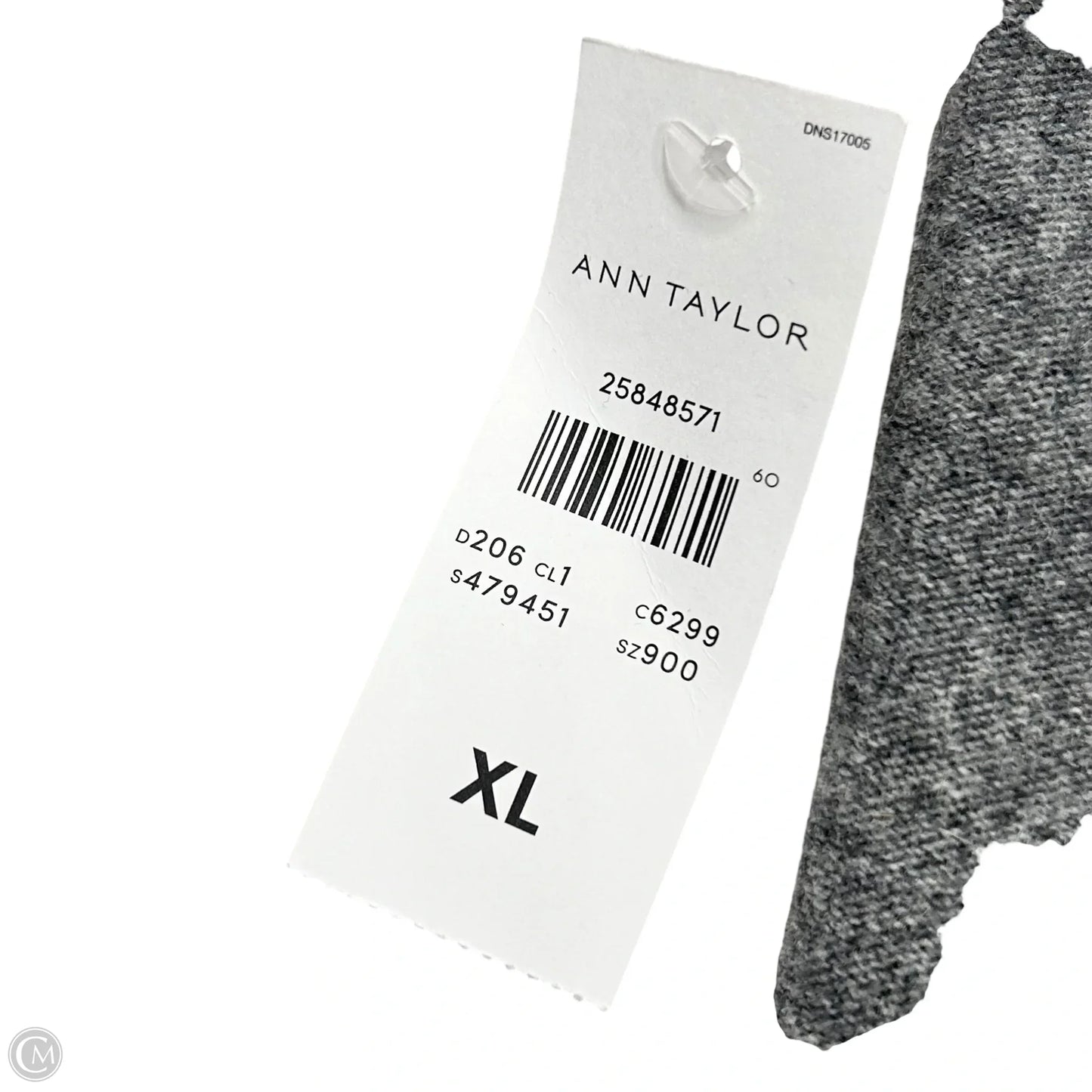 Dress Sweater By Ann Taylor In Grey, Size: Xl