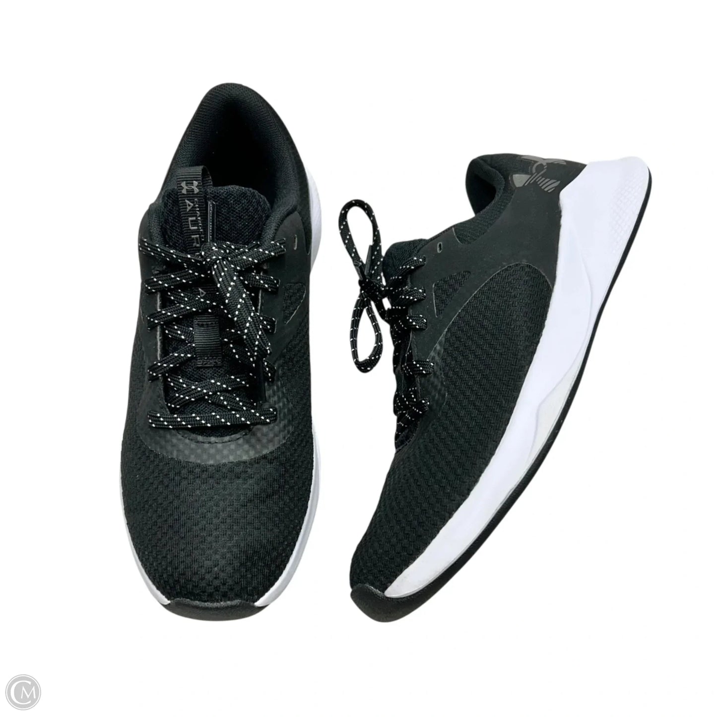 Shoes Athletic By Under Armour In Black & White, Size: 10
