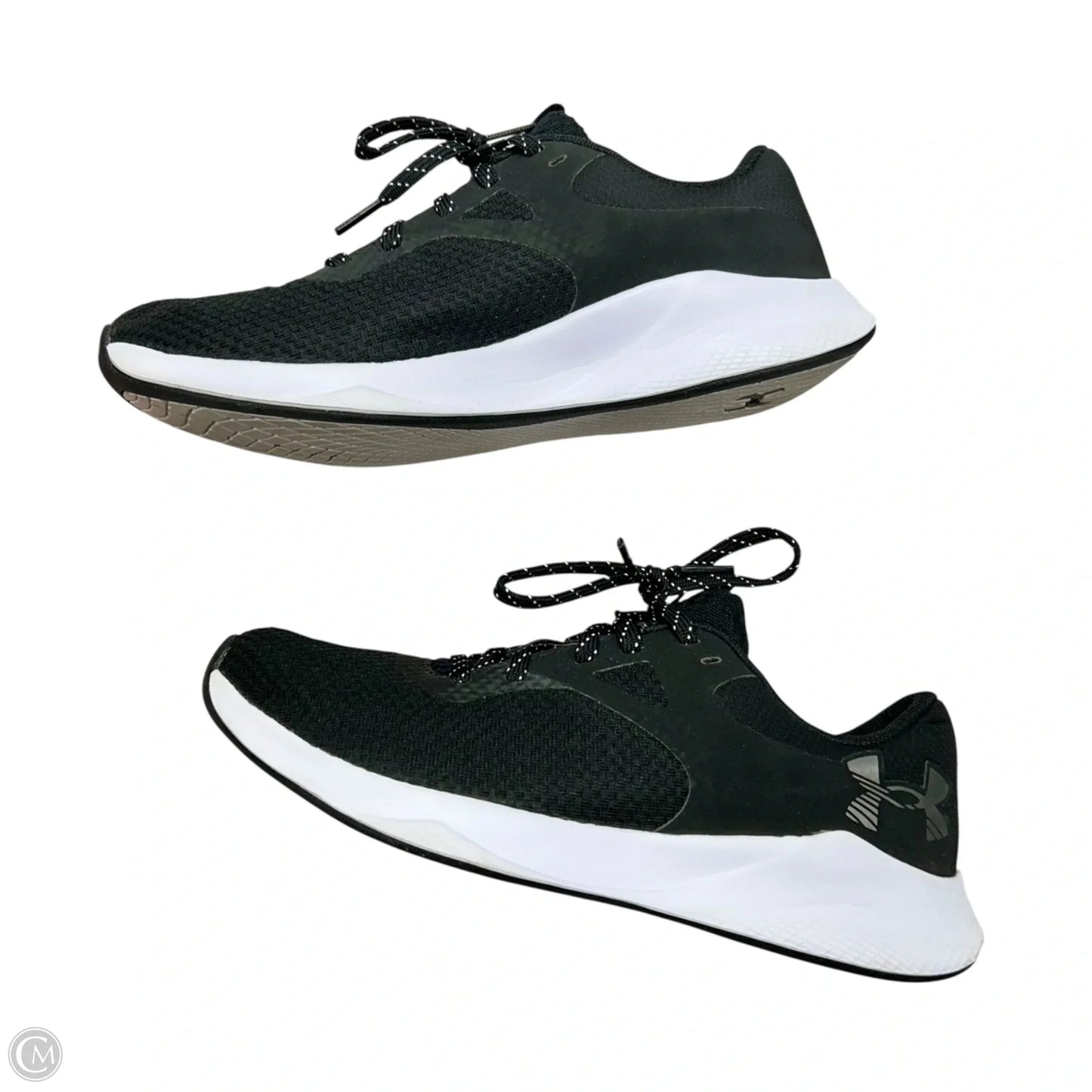 Shoes Athletic By Under Armour In Black & White, Size: 10