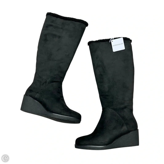 Boots Mid-calf Heels By Aerosoles In Black, Size: 6