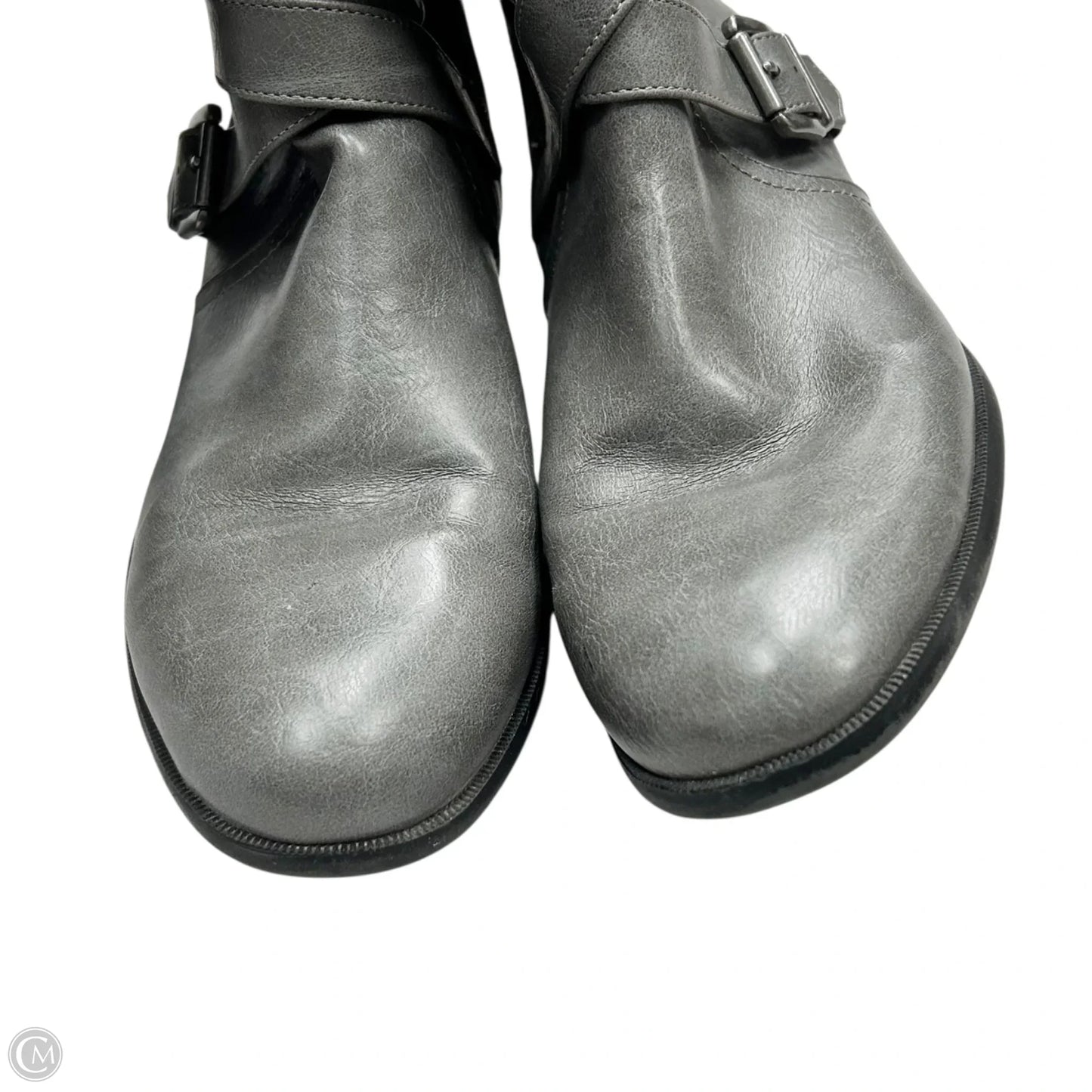 Boots Mid-calf Flats By Life Stride In Grey, Size: 9.5